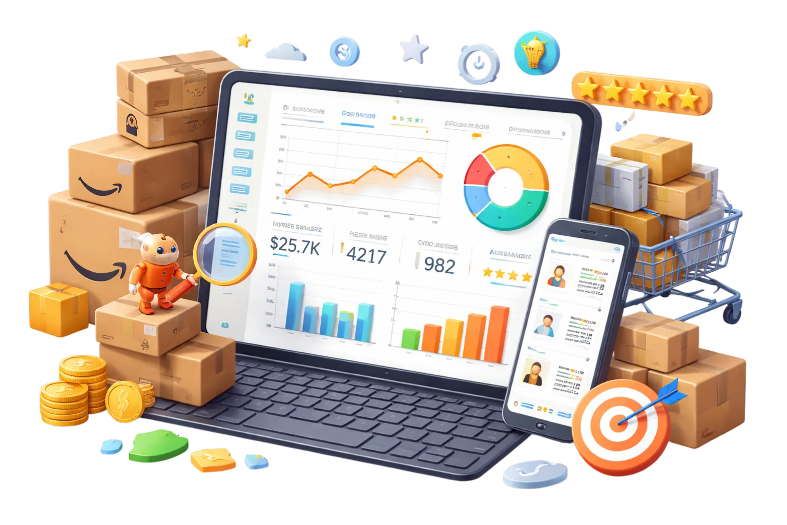 Amazon Seller Analytics - SP-API and Brand Analytics powered analytics